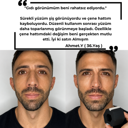 Jawlinster Çene Egzersiz Topu 3'lü Set