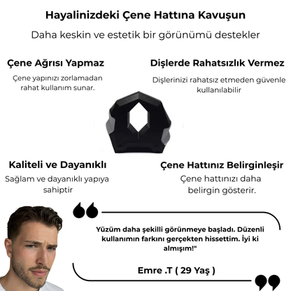 Jawlinster Çene Egzersiz Topu 3'lü Set
