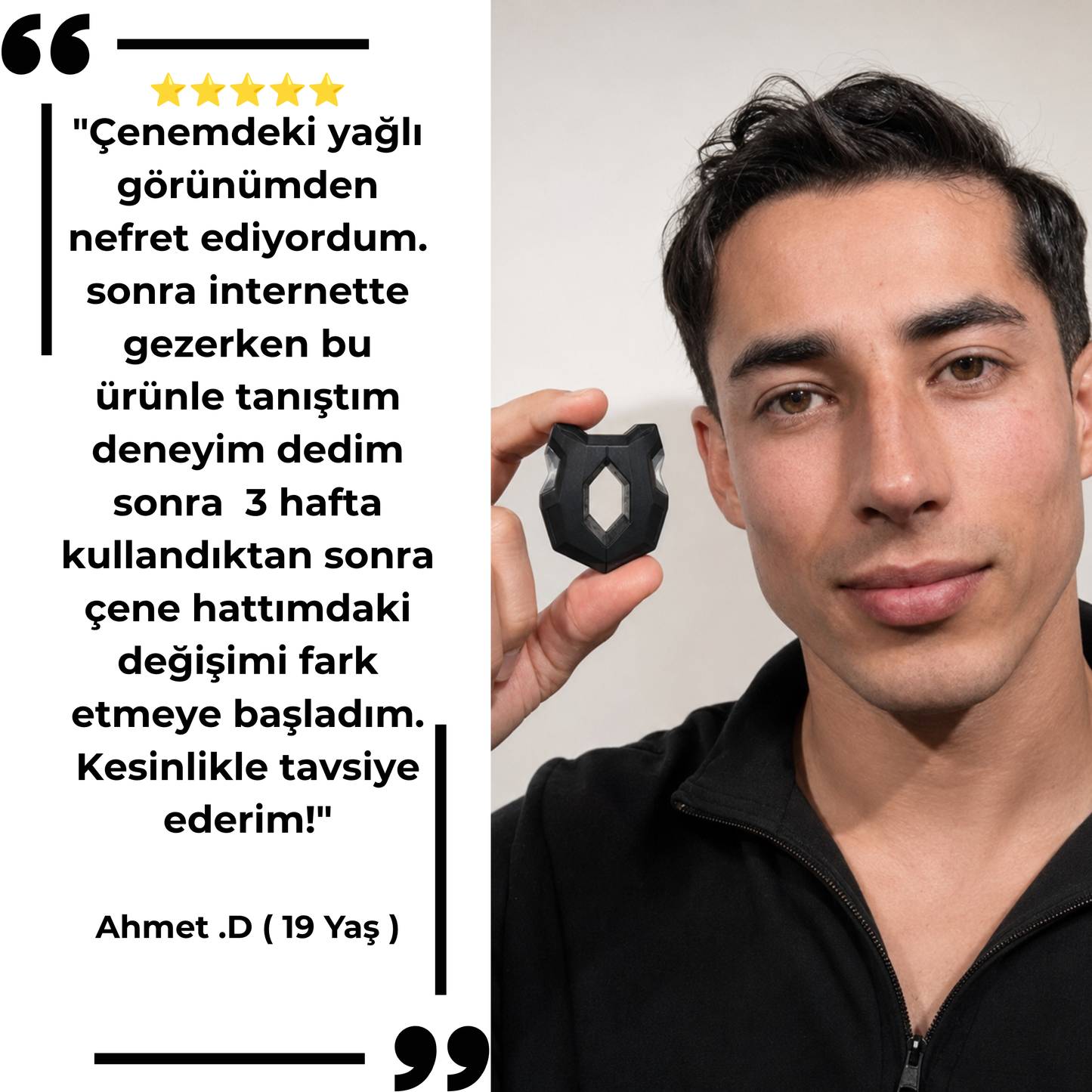 Jawlinster Çene Egzersiz Topu 3'lü Set