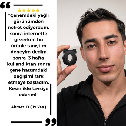 Jawlinster Çene Egzersiz Topu 3'lü Set